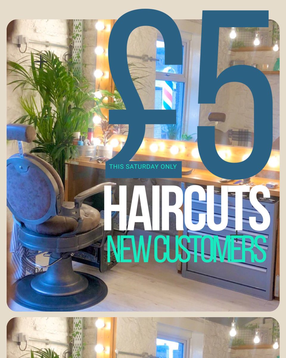 NEW CUSTOMER HAIRCUT DEAL
£5 ONLY 
Be quick! 

imagesalonandeducation.com

#horwich #horwichbarbers #horwichbarbershop #horwichbarber #westhoughton #wigan #blackrod #adlington #rivingtonpike #rivingtonpike #hellohorwich #bolton #bostonbarber #boltonbarbershop #chorley