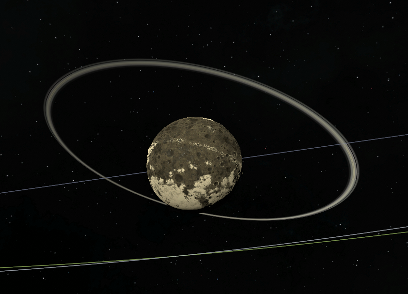 Dres now has its own ring system. I'm so proud of it.

#KSP2