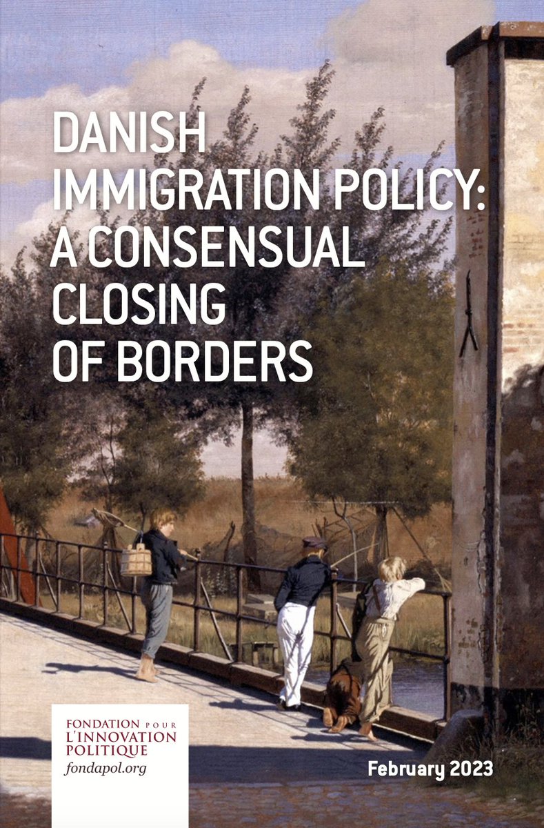 New <a href="/Fondapol/">Fondation pour l’innovation politique</a> study, "Danish Immigration Policy: A Consensual Closing of Borders".
Danish immigration policy poses a fundamental question for Europeans: how to ensure the future of the welfare state without a restrictive and inclusive migration policy?
👉 bit.ly/41CrkIQ