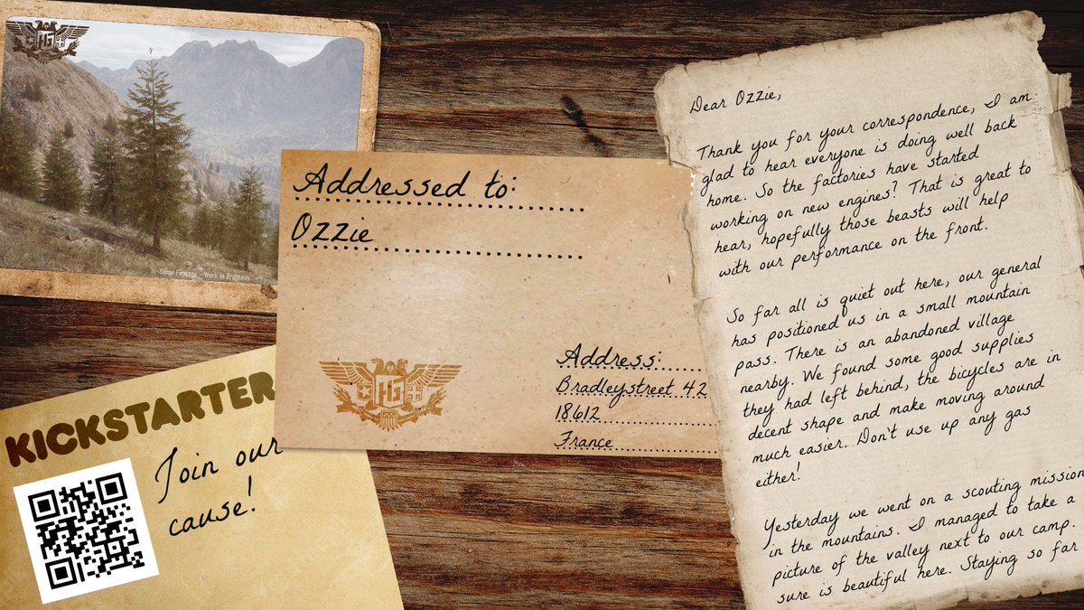 Follow our brave soldiers on the Frontline as they send letters to their friends back home!

Read our first edition of the Letters from the Front here:
heroesandgenerals.com/2023/03/letter…

#frontline #letters #wwii #ww2 #hng #thenextwar #Kickstarter