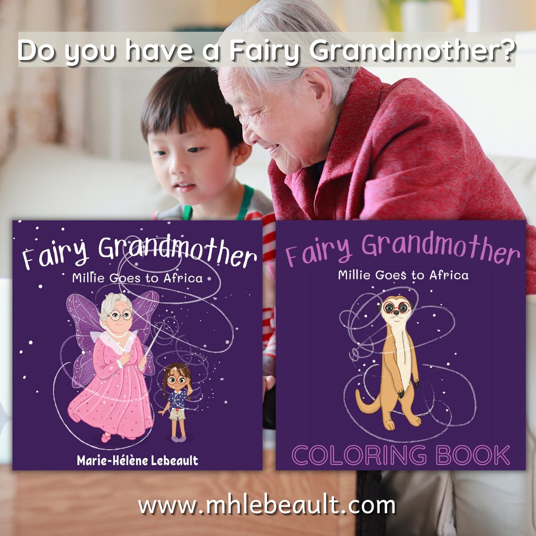 Fairy Grandmother: Millie Goes to Africa (The Fairy Grandmother Series, Book Four)
amazon.com/dp/B0BBBDQMRK

Follow Millie to South Africa!

#kids #granny #grandmother #fairygrandmother #picturebook #kidsbooks #books4kids #reader #readerscommunity