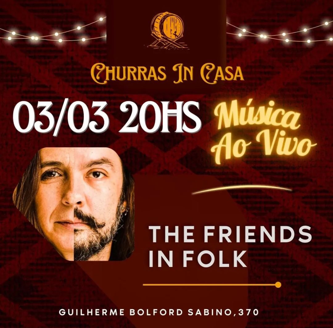 pro3000brasil's tweet image. Hoje e amanhã tem THE FRIENDS IN FOLK ao vivo em São Paulo!
Churras in Casa
R. Professor Guilherme Belfort Sabino 370 (Campininha)
Bar do Rodapé
R. Pedro Osvaldo Venturini 70 (Campo Grande)
Márcio utiliza encordoamentos @hyperprostrings para violão e ukulele.
#musicaaovivo #folk
