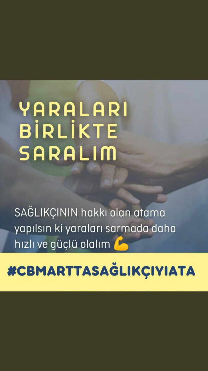 Selen01716782's tweet photo. On binlerce sağlıkçı sizlerden resmi açıklama bekliyor.
Talebimiz atama sürecinin hızlandırılmasıdır.
@RTErdogan
@drfahrettinkoca
#CBMarttaSağlıkçıyıAta https://t.co/mLtH7zt75s