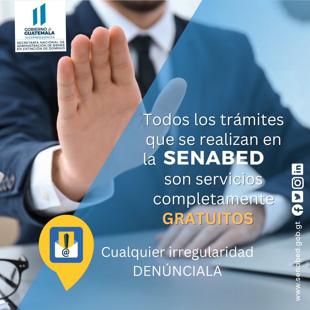 senabed's tweet photo. Visita nuestro sitio web https://t.co/xwCzTfT7tp
#SenabedTransparente
#TrabajandoPorUnaMejorGuatemala https://t.co/KZKDeS4VTA