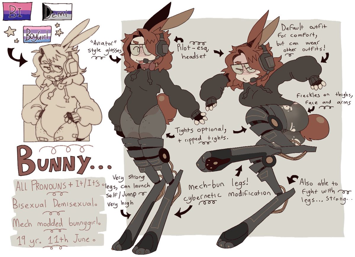 Okay here is the official Bunny ref! 