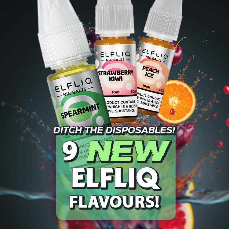 Ditch the disposables + grab new flavours of ElfLiq e-liquids 🤩😍

pulse.ly/o3x2zhfq9h

Choose from Cherry, Peach Ice, Mango + more🍒🥭🍑

VapeMate products may contain nicotine, only suitable for 18+
━━━━━━━━━━━━━━━━
#vape #eliquid #vapesale #elfliq #elfbar