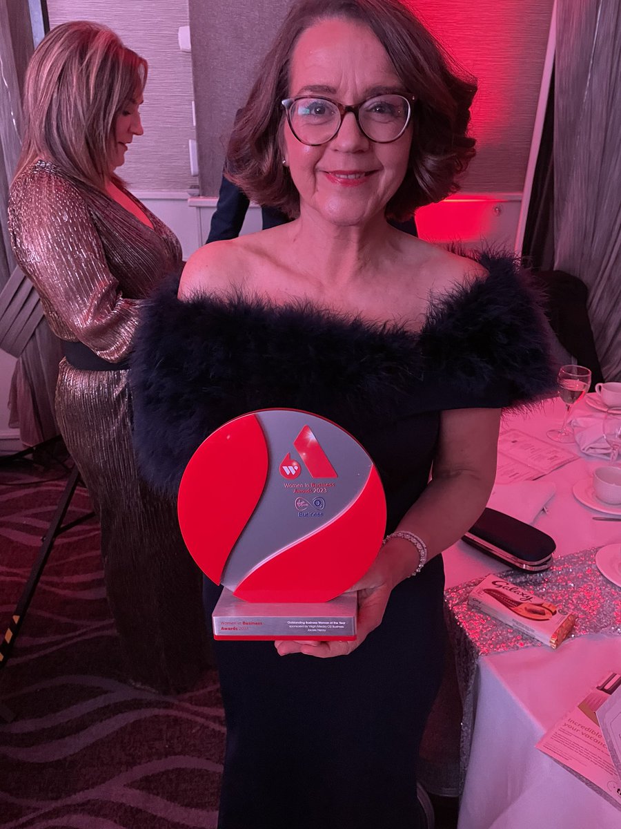 DeloitteNI's tweet photo. Huge congratulations to our lead Partner @jahenry1 on winning Outstanding Business Women of the Year at last night's Women In Business Awards.  Very well deserved Jackie, we are all very proud of you!  #impactthatmatters #WIBAwards23 https://t.co/1pXLZqXFco