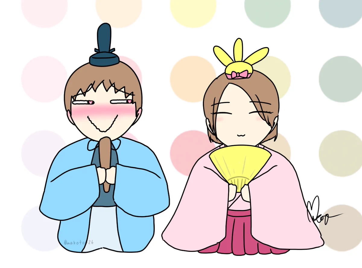 ひな祭り♡仲良しアマビエ FqSlnmAaIAAtb75?format=webp&