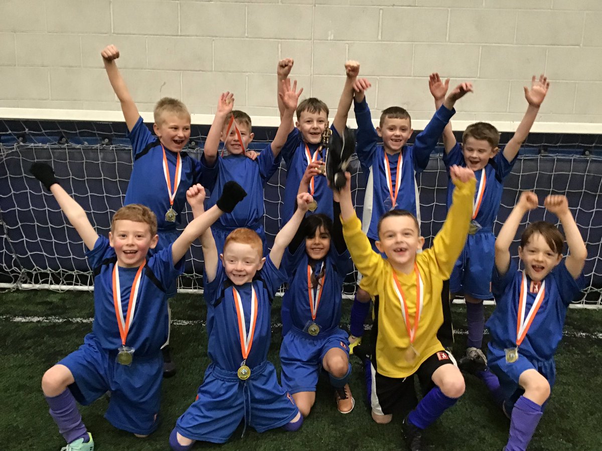 SMagdalens's tweet photo. They only went and won the cup! They played and behaved impeccably. Well done to all of these fabulous children. https://t.co/gyICMBtgOp
