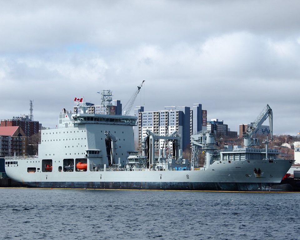 RLitwiller's tweet image. #OTD 3/3/2018 #RememberRCN -In a ceremony at Halifax, MV Asterix accepted by the RCN as an Interim Naval Replenishment Ship. Asterix is leased for the @RoyalCanNavy and has a mixed crew of RCN and @federalfleet sailors.