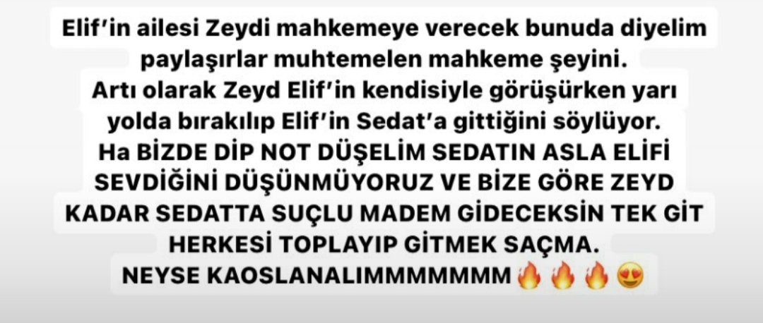 elzeydl's tweet photo. Resmen zeydle flörtleşip Sedata gitmiş harbi harbi baksanıza şaka gibi 

@zeydmii @elifnuryeel 
#elif #zeyd #elzey https://t.co/uhufcTXO9R