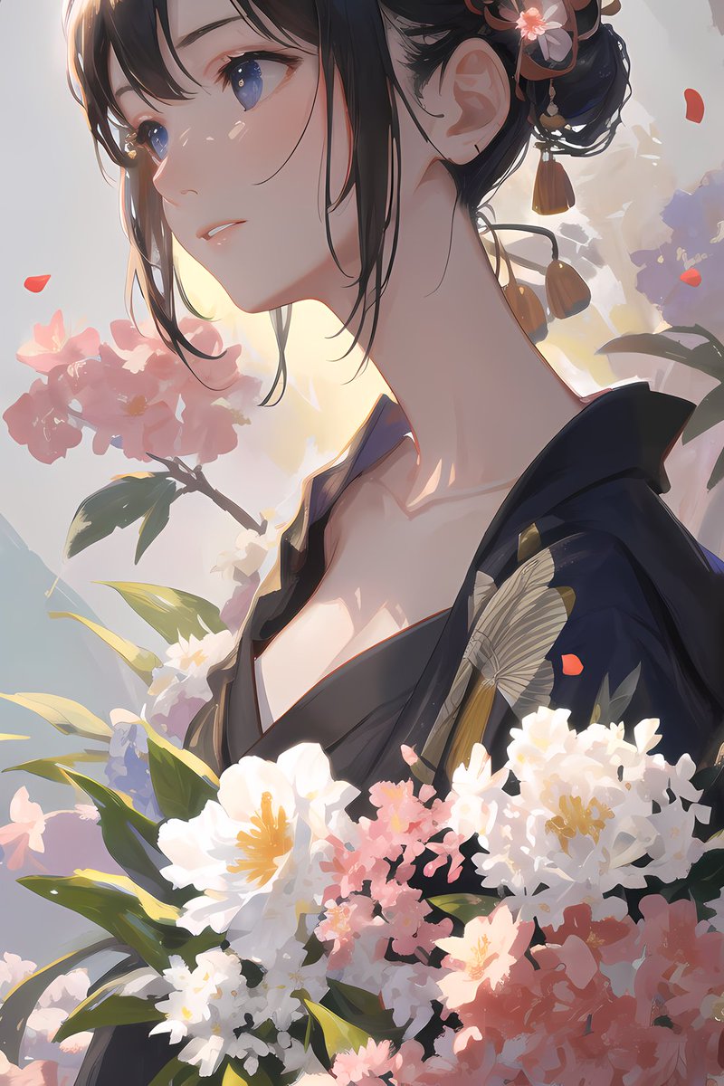 FloraFlorist02's tweet photo. -
Project Kimono - BB
-
#ProjectKimono
#着物計画
#BlackHair #BlackKimono
#AIArt #AIイラスト #illustration #CuteGirl #可愛い #flower #portrait #kimono #着物 https://t.co/RH6vXybmBl