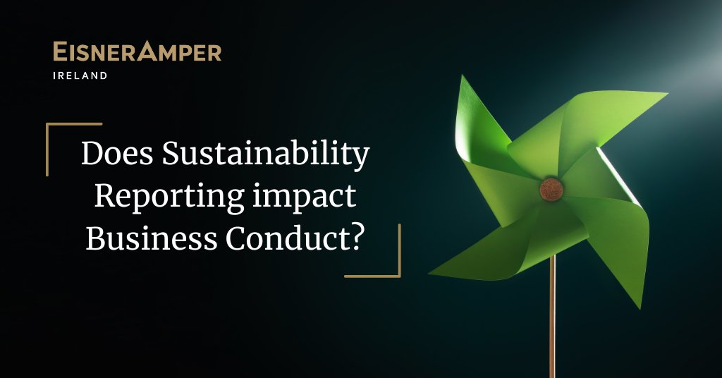 EisnerAmperIE's tweet photo. Does Sustainability Reporting impact Business Conduct? Definitely. Under the new EU Corporate Sustainability Reporting Directive, companies must disclose information on how they conduct their business.

Read more: https://t.co/yn6r6vS2Vk.

#ESG https://t.co/qtogaeoi0y
