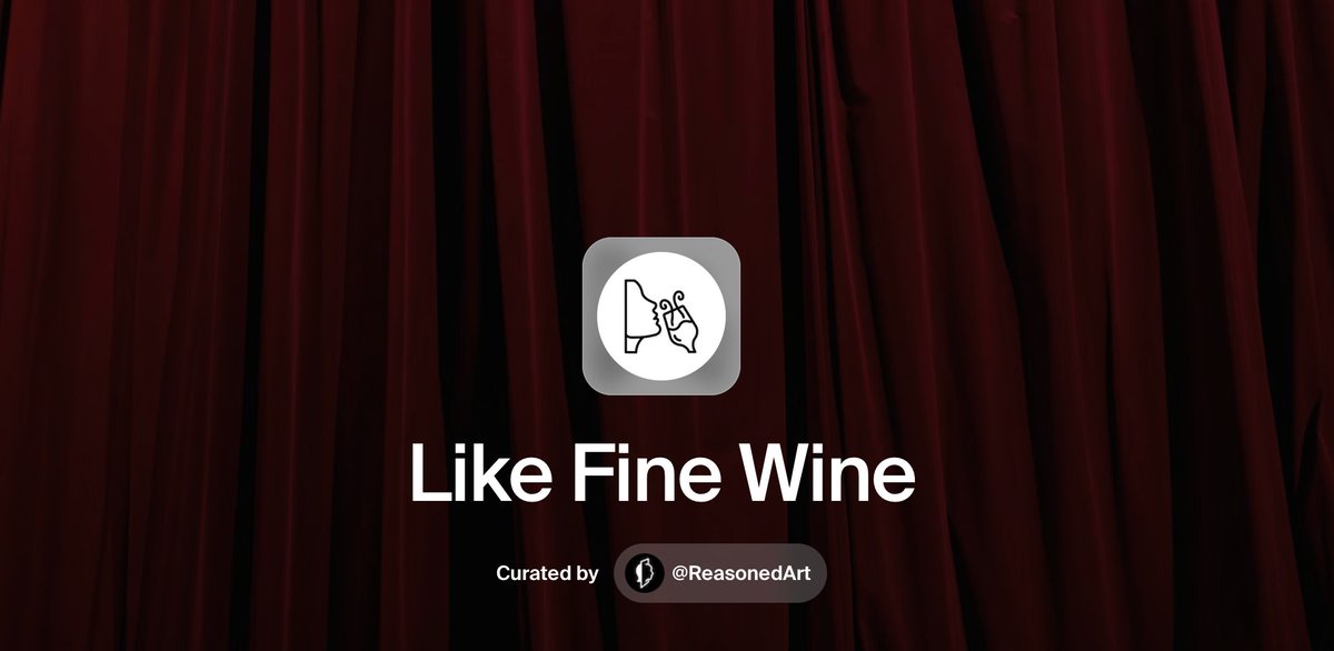 Introducing "Like Fine Wine," a World on FND that celebrates the visionary work of over 30 brave artists who have helped create and define the vibrant CryptoArt culture in Italy 👇🏼🧵