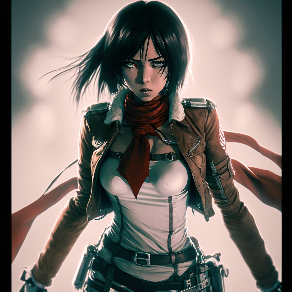 XeonV3's tweet photo. #AttackOnTitan #Mikasa https://t.co/FT42ZsbMfN