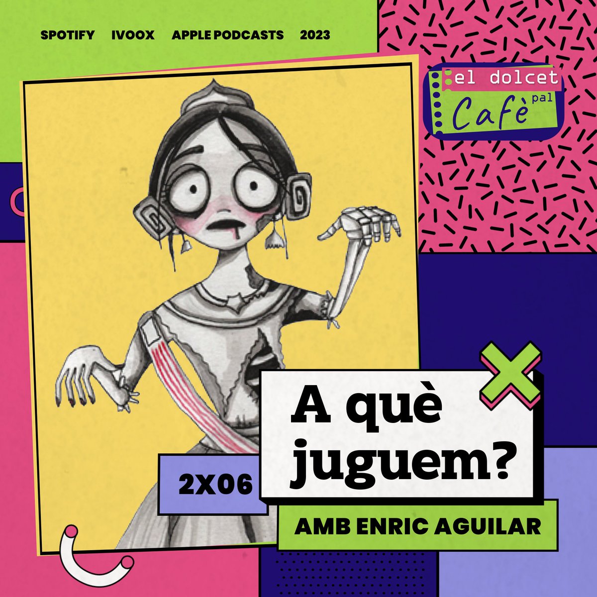 eldolcetpalcafe's tweet photo. 🚨🚨 NOU EPISODI: 2X06 - A QUÈ JUGUEM?🎲

Ens visita @enricuxo  creador del fenomen @falleracalavera  per a parlar dels jocs de taula que més han marcat la nostra vida 😱😱 I PER A DONAR-NOS UNA SÚPER EXCLUSIVA  😱😱

Enxufali! 📻

⬇️ Links ⬇️ https://t.co/RLjz0yxogN