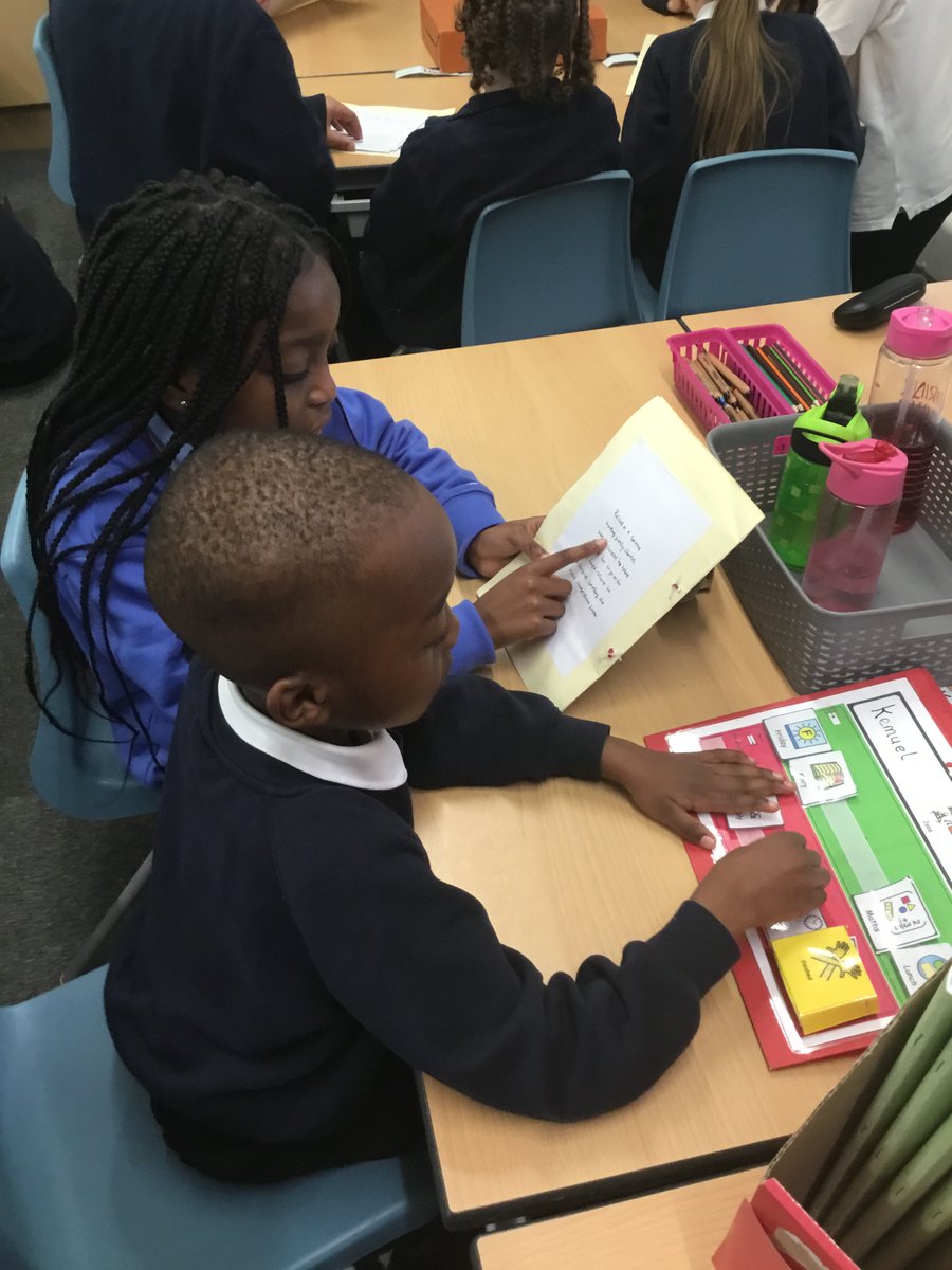 Year6Beck's tweet photo. This week, year 6 finished publishing their Charles Darwin biography books and read their books to @BeckYear2 children. Both year groups got to practice their speaking and listening skills. #BeckWriting https://t.co/C05y3tCsb3