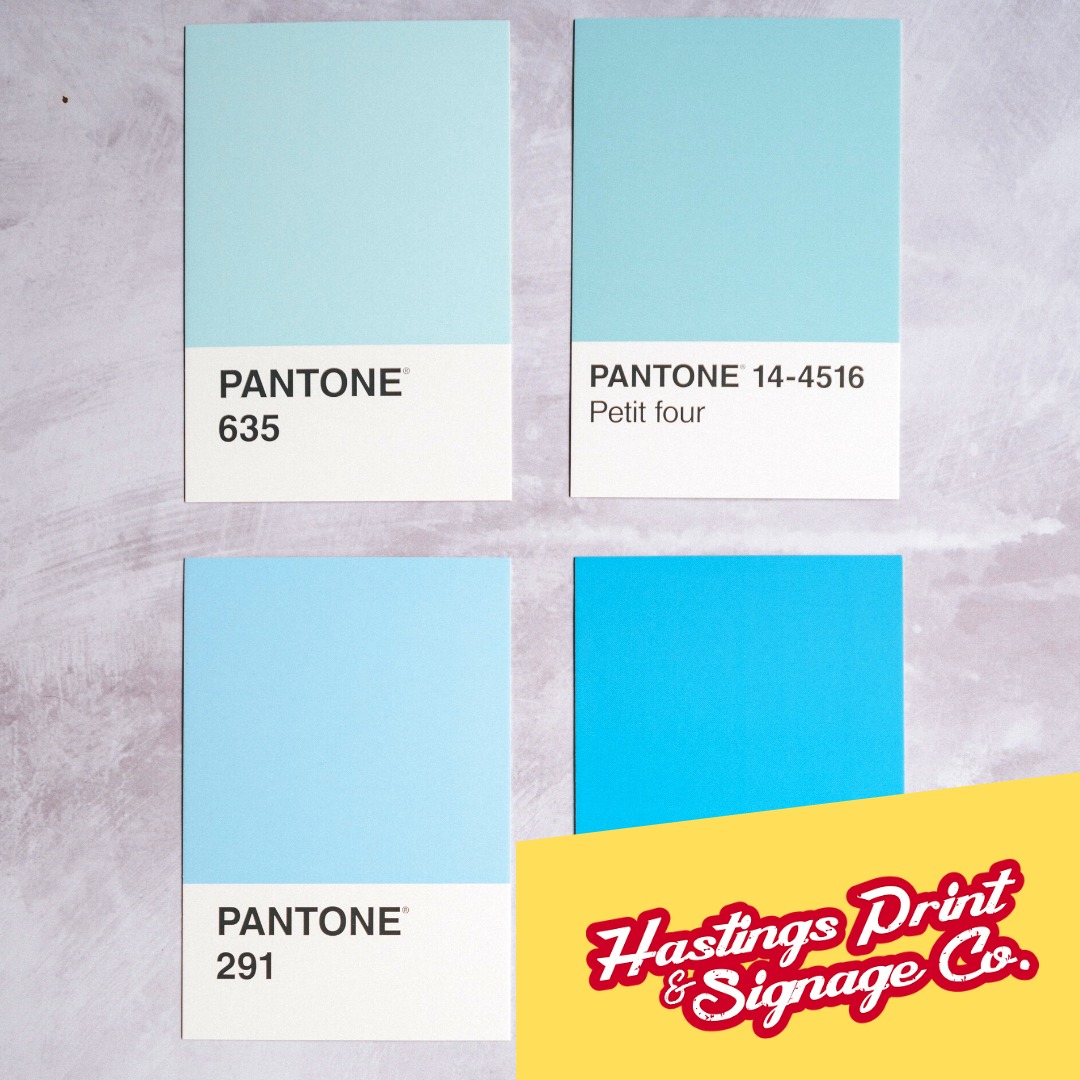 HastingsPrint's tweet photo. TOP PRINT TIP; 

To ensure you get the EXACT colour you want - which can be super important with branding and logos - choose a #pantone colour. This is a standalone ink that can be used in printing, so you can be sure it will look exactly as you expect on the page. https://t.co/RmokUXTyHE