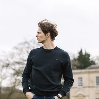 The perfect everyday piece, our midnight navy Java Crew Neck. 
#benedictraven #everyday ##style