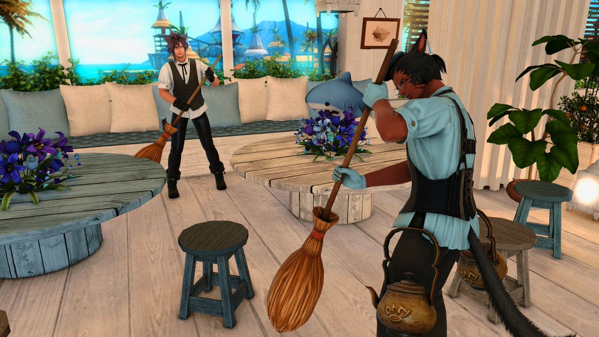 MlemCafeCatfish's tweet photo. ⚠️Cleaning in progress...

Opening time: Friday 18-19:30 ST / 19-20:30 CET on Odin [Empyreum 9-60].  🏡
Read more on: 
🧋https://t.co/QAIAQweuTG☕️
#FFXIV #FF14 #FFXIVRP https://t.co/G2apAUuSnn