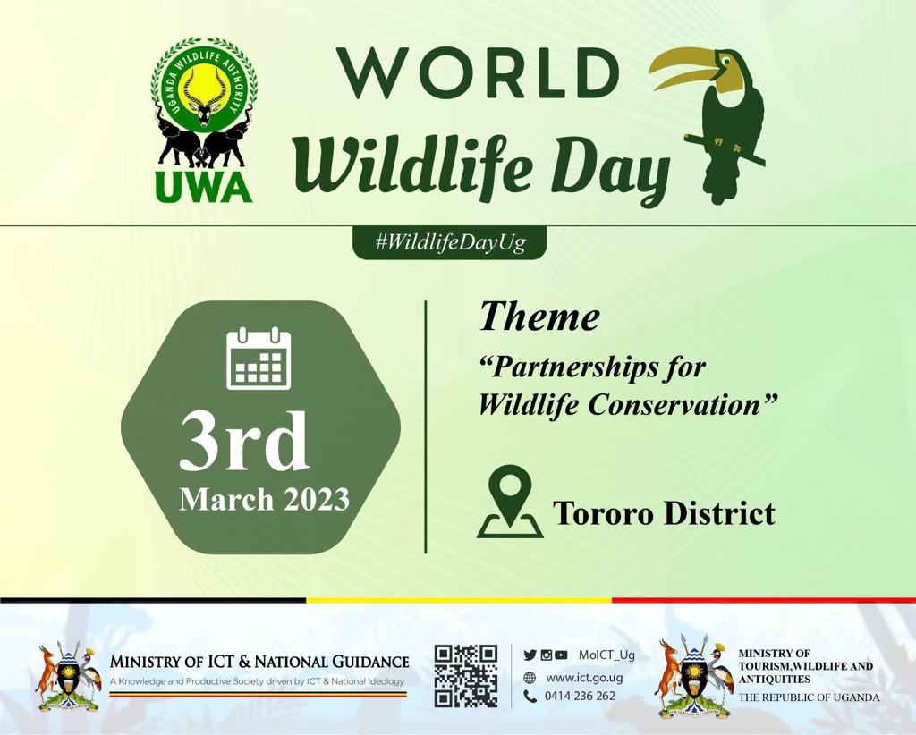 Natumanyachris1's tweet photo. Uganda joins the rest of the world to celebrate #WorldWildlifeDay under the theme, "Partnership for Wildlife Conservation."

The main ceremony is underway in Tororo District. Happy #WildlifeDayUG
@GovUganda

@ugwildlife 
@MoICT_Ug https://t.co/9HpcBUwZCe