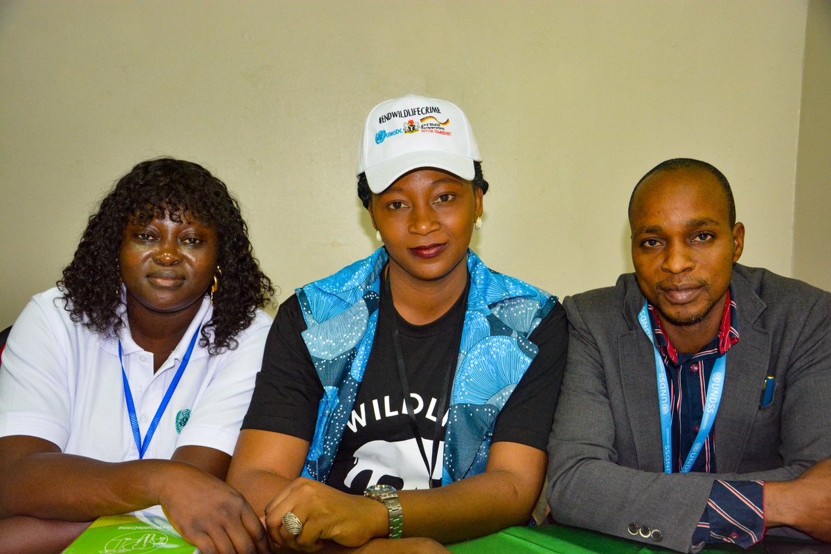 Young people at the commemoration of #WorldWildlifeDay in Abuja. Meaningful engagement of youth can strengthen #PartnershipsforConservation. 

@FMEnvng @CITES @WorldBank @UNODC_ENV @INTERPOL_HQ @UNODC @WildlifeDay @UNBiodiversity @UNEP @ICCWC_WFC