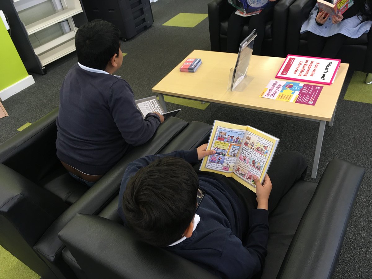 Y5 have really enjoyed our trips to the library this Week and exploring all the amazing books. <a href="/High_Hazels_Ac/">High Hazels Academy</a>