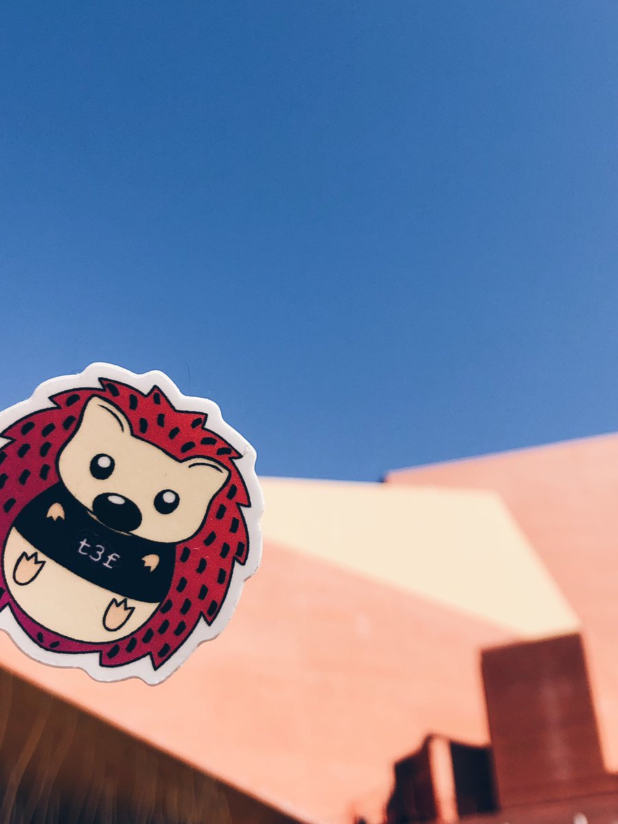 claraibars's tweet photo. igual no es la foto más bonita del @T3chFest pero podría ser la más cute 🦔✨ #T3chFest2023 https://t.co/uk5ExJhSoK
