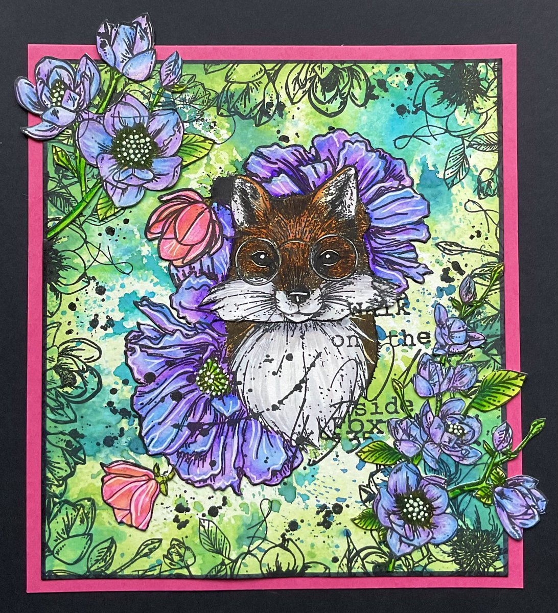 Another creation using some AALL &amp; Create stamps.
#stamping #colouring #crafting #lovecolour