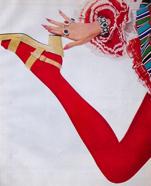 Alberto Rizzo Dress by Giorgio Sant'Angelo, Jewelry by Van Cleef & Arpels Harper's Bazaar 1969