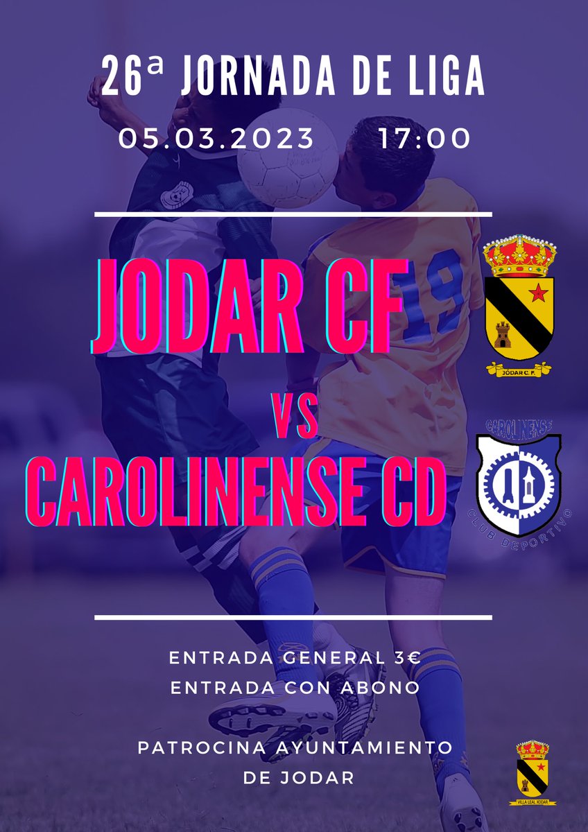 Este domingo volvemos a jugar en casa  contra Carolinense y ahora más que nunca necesitamos del apoyo de la afición. Porque nos quedan 9 finales y porque plantilla, cuerpo técnico y directiva no han dejado de creer.
💪🏽💪🏽💪🏽⚽️⚽️⚽️🏆🏆🏆