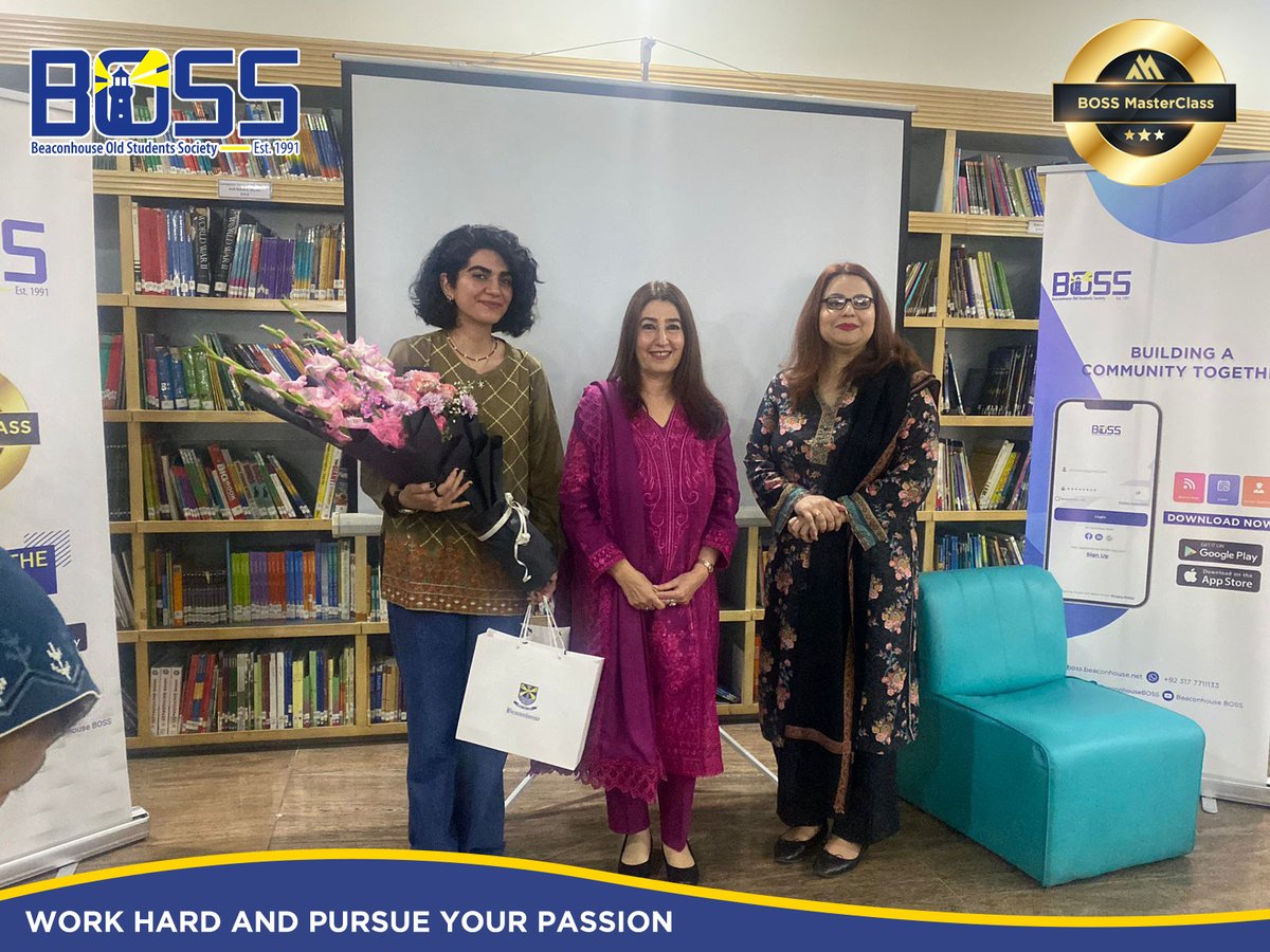 BeaconhouseBOSS's tweet photo. #BOSSMasterClass - Work Hard and Pursue your Passion - Beaconhouse Cantt Campus
Ms. Raheema Khan (Beaconhouse Cantt Campus- Class of 2018), Majoring in Molecular Biology, Genetics, and Bioengineering from Sabanci University, Turkey.
#BSSWorldwide #BSSOfficial #BeaconhouseBOSS https://t.co/Mj5RTI1OJP