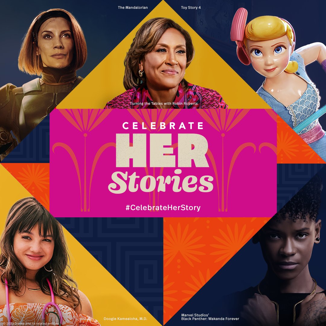 DisneyPlusID's tweet image. Super Hero, Dokter, Jurnalis, dan banyak lagi. Yuk, rayakan kisah mereka hari ini dan seterusnya.✨

Sambut Hari Perempuan dengan judul favorit seperti #DoogieKamealohaMD, #TurningTheTableWithRobinRoberts, dan banyak lagi dari koleksi #CelebrateHerStory.