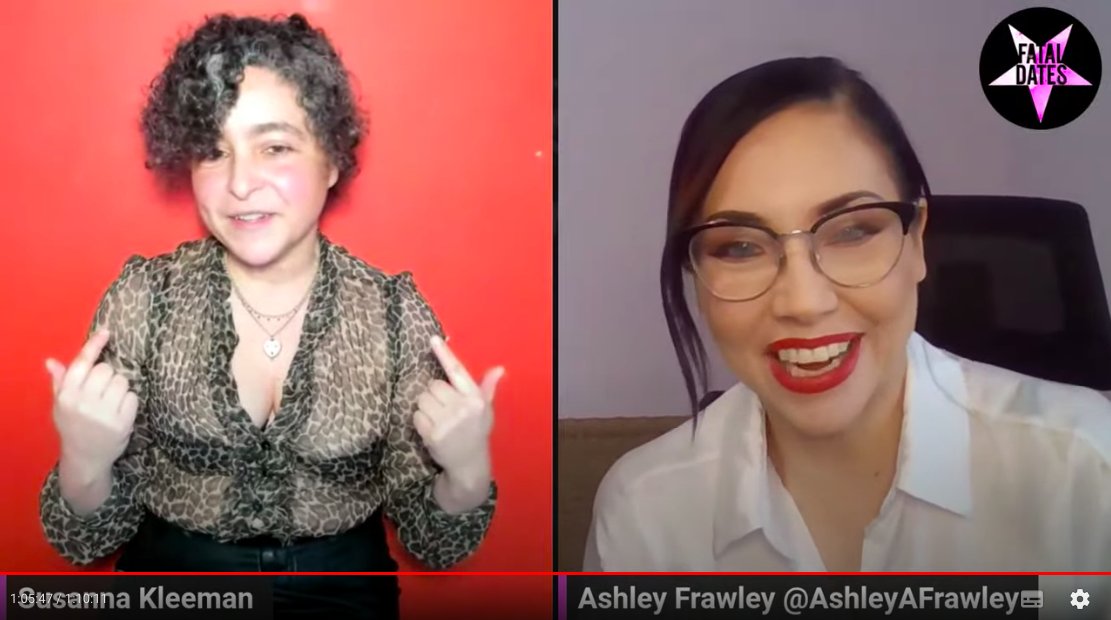 Just had a fabulous date with <a href="/AshleyAFrawley/">Ashley Frawley</a>. Coming soon...