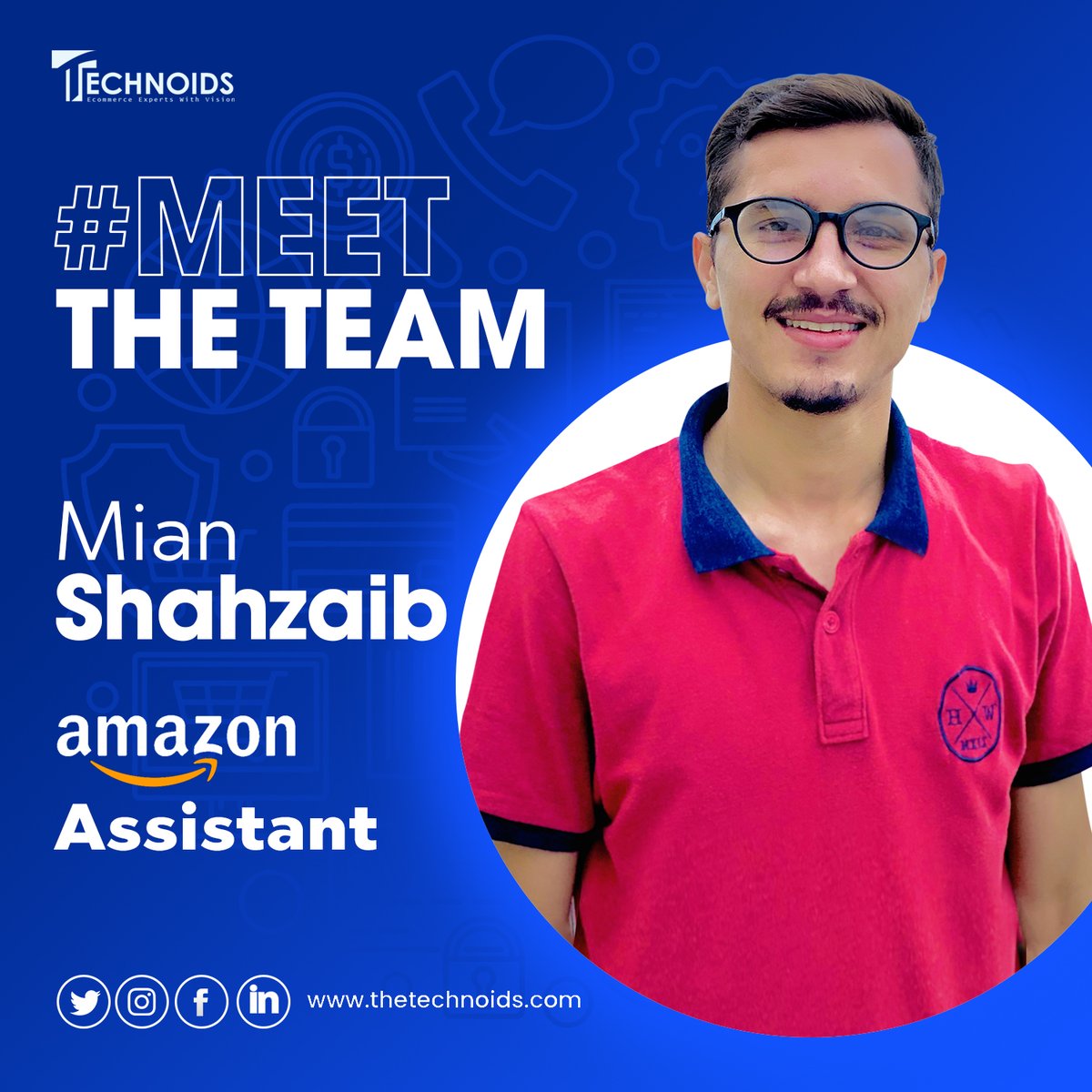 thetechnoids's tweet image. Mian Shahzaib is an amazon assistant at The Technoids and he is inspired to be part of such a supportive and driven team. Additionally, he believes in agility, collaboration and growth.

Learn more about The Technoids here:
thetechnoids.com

#team #thetechnoids #weareteam