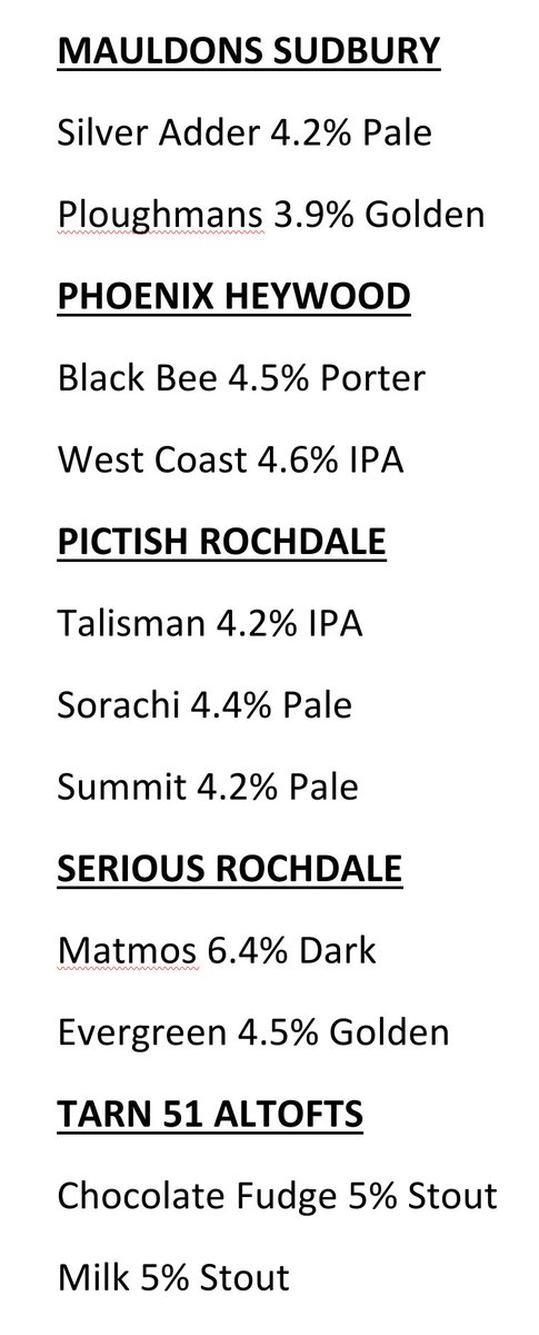 The beer list is upon us!

Gaze upon it's majesty and weep!!