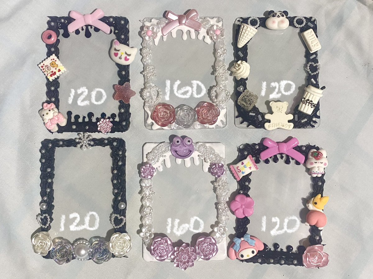chiscakes_'s tweet photo. wts lfb enhypen ph 
  🌷... cute assorted handmade decoden toploader 

- price indicated below 
- "mine + ss" or dm to claim 
- payo (prio!)/ dop 
- mop: gcash
- mod: lbc https://t.co/1vx71oXzbi