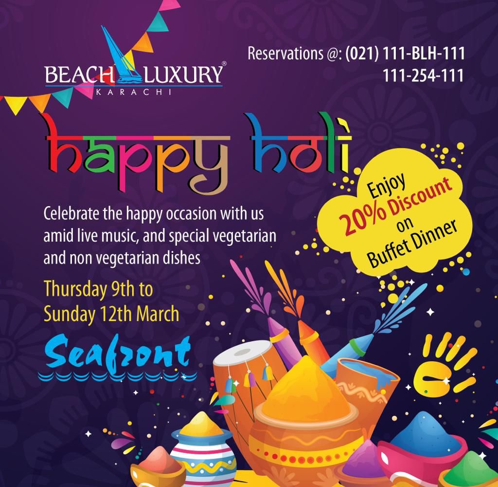 AvariTowers1986's tweet photo. Celebrate the happy occasion with us and enjoy 20% discount on dinner buffet at Seafront with  live music, and special vegetarian and non vegetarian dishes.

Thursday 9th March to Sunday 12th March. https://t.co/WYq3PnJ37v
