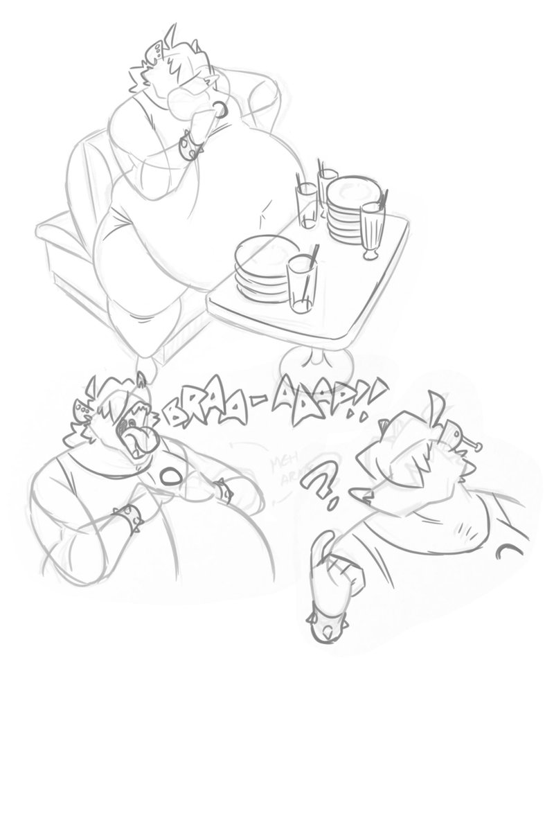 kitsunepartner's tweet photo. “It’s important to draw what you want!”

“Big possum boyfriend?~”

Why yes I like my men like this https://t.co/t9ClI4iFXm