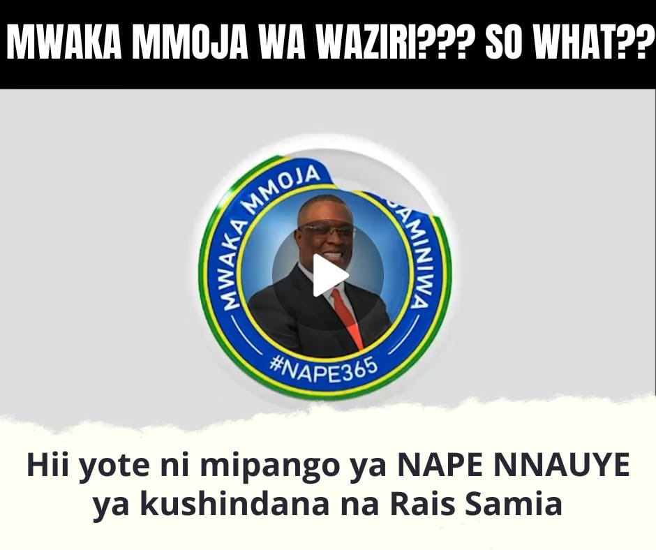 ACTinblood's tweet photo. Kazi ipo!!!! @Nnauye_Nape mwaka mmoja tu unajiona umefanya mambo ya kuanza kujinadi na kufanya maadhimisho ya Mwaka mmoja sioni ulichokifanya ndani ya huo mwaka mmoja unaodai kuwa ni wa kuaminiwa na hiki unachokifanya kinakudharirisha acha mashindano na Rais wako. https://t.co/ZbnrBpQKie