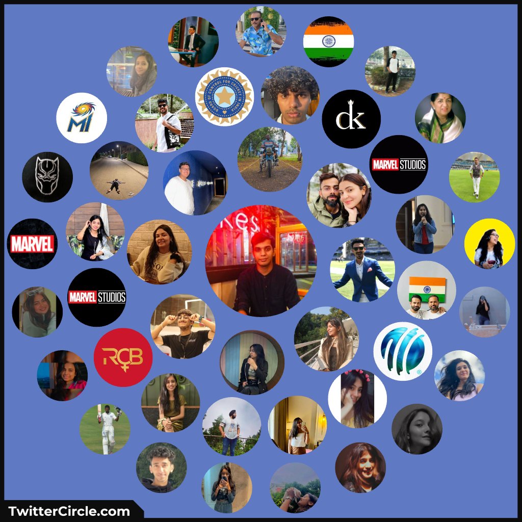 Sarcasticcoder1's tweet image. My Twitter Interaction Circle generated by TwitterCircle.com
🥇 @Khushi__aroraa 
🥈 @Mitali05_ 
🥉 @AayushmanGusai1