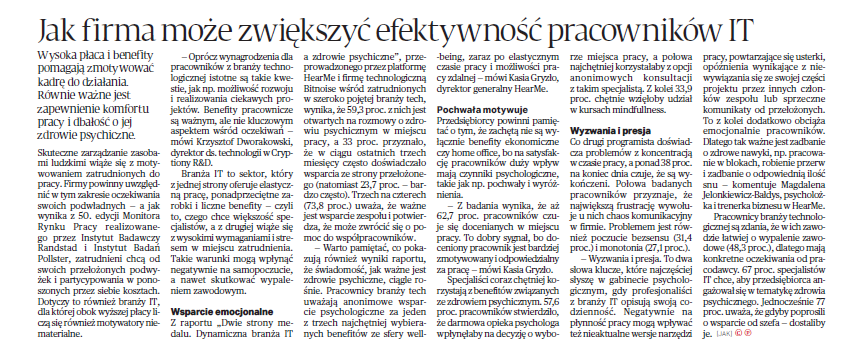 ✅ Thanks to <a href="/puls_biznesu/">Puls Biznesu</a> our CTO had a possibility to provide a #comment about "How a company can increase the efficiency of its IT staff" based on a <a href="/cryptiony/">Cryptiony</a> 's  #experience.
👇 Find a link to the article in the first comment