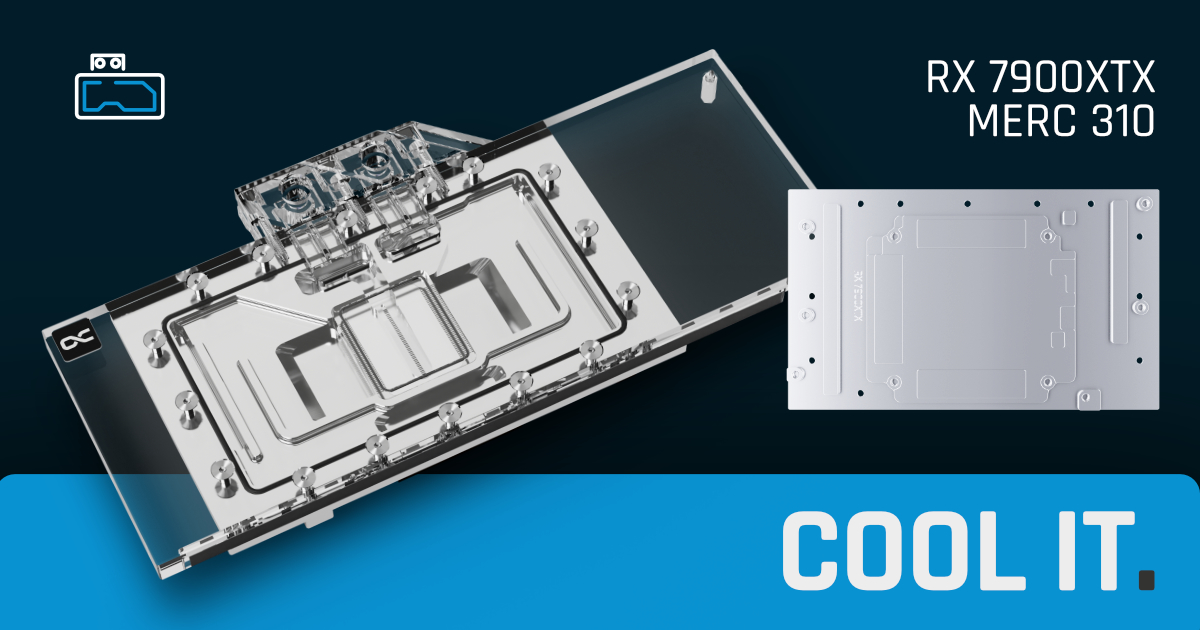 alphacool's tweet photo. #Alphacool expands the assortment! 😎 Even more #performance is now available for AMD RX #7900XTX Merc 310 #GPUs due to the #Eisblock Aurora cooler with active #watercooling. To the shop >>> https://t.co/GeVkDCAEPW #watercooledpc https://t.co/lDh8DFCogN