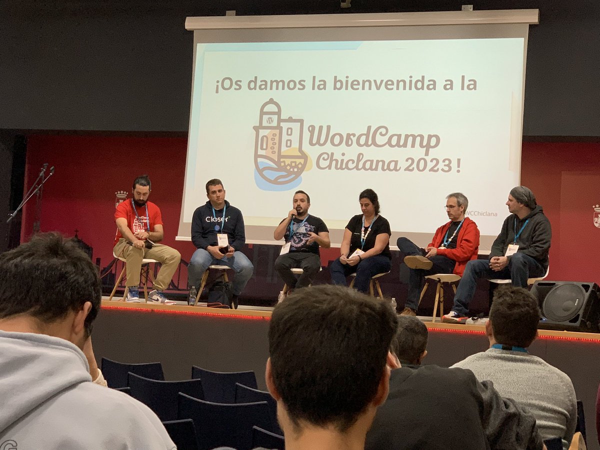 Grandes consejos de <a href="/davidperezmk/">David Pérez</a> <a href="/jaimegarmar_/">Jaime Gármar</a> <a href="/acirujano/">Ana Cirujano 🏳️‍🌈</a> <a href="/jesusyesares/">Jesús Yesares García</a> <a href="/JavierCasares/">Javier Casares</a> sobre la manera de aprovechar una #WordCamp #WCChiclana