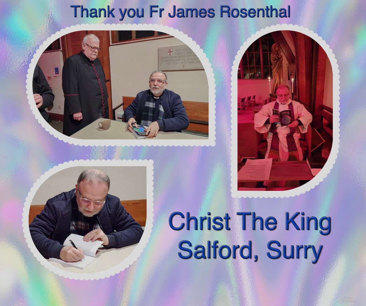 Nadim_Nassar's tweet photo. Another great Lent evening with my dear friend Fr James Rosenthal in Christ the King church in Salford, Surry. I talked about our faith in the context of fear especially in Syria. Then I had the pleasure of signing my new book #iJesus
@SouthwarkCofE @RosemarieMallet https://t.co/odQfxCWKSp