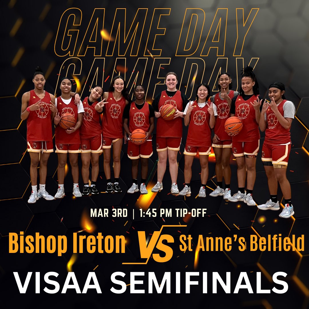 ⏰1:45 PM Tip-Off 📍Benedictine College Preparatory, Richmond, VA 🏀Let’s Go BI VISAA Div I Semifinals