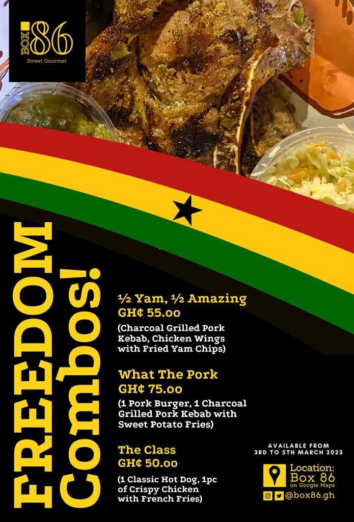 box86gh's tweet photo. Try a combo for lunch! Available today till Sunday. #TGIF https://t.co/WcaX3zc4zy