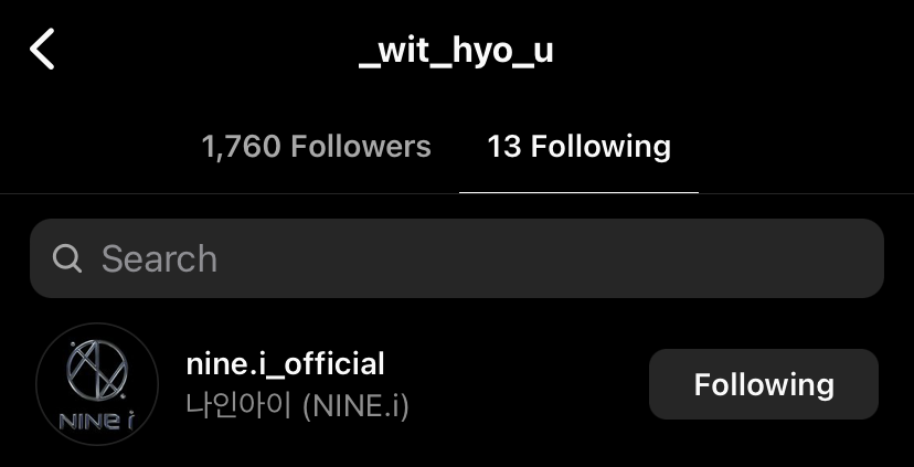strawvari's tweet image. 230303 — Hyo (_wit_hyo_u) and Yuki (with_santadan) are both following NINE.i on Instagram