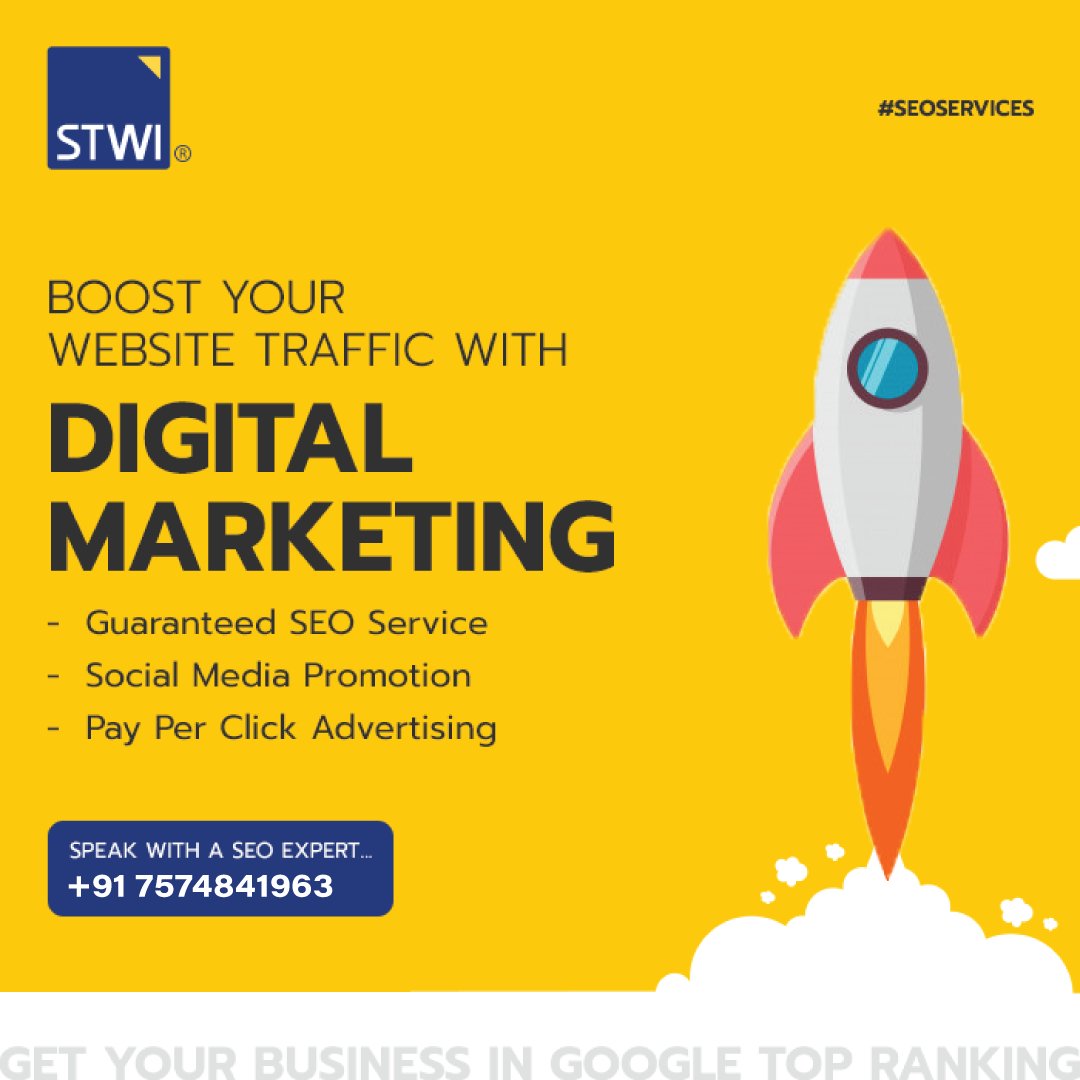 stwiahmedabad's tweet photo. Get your business in Google's Top Ranking & boost website traffic with Digital Marketing services.
π :- +91 7574841963
π :- info@stwi.in
#digitalmarketing #marketing #socialmediamarketing #socialmedia #marketingstrategy #digitalmarketingagency #ppc #seoservices #stwi https://t.co/FwfSyPIFnR