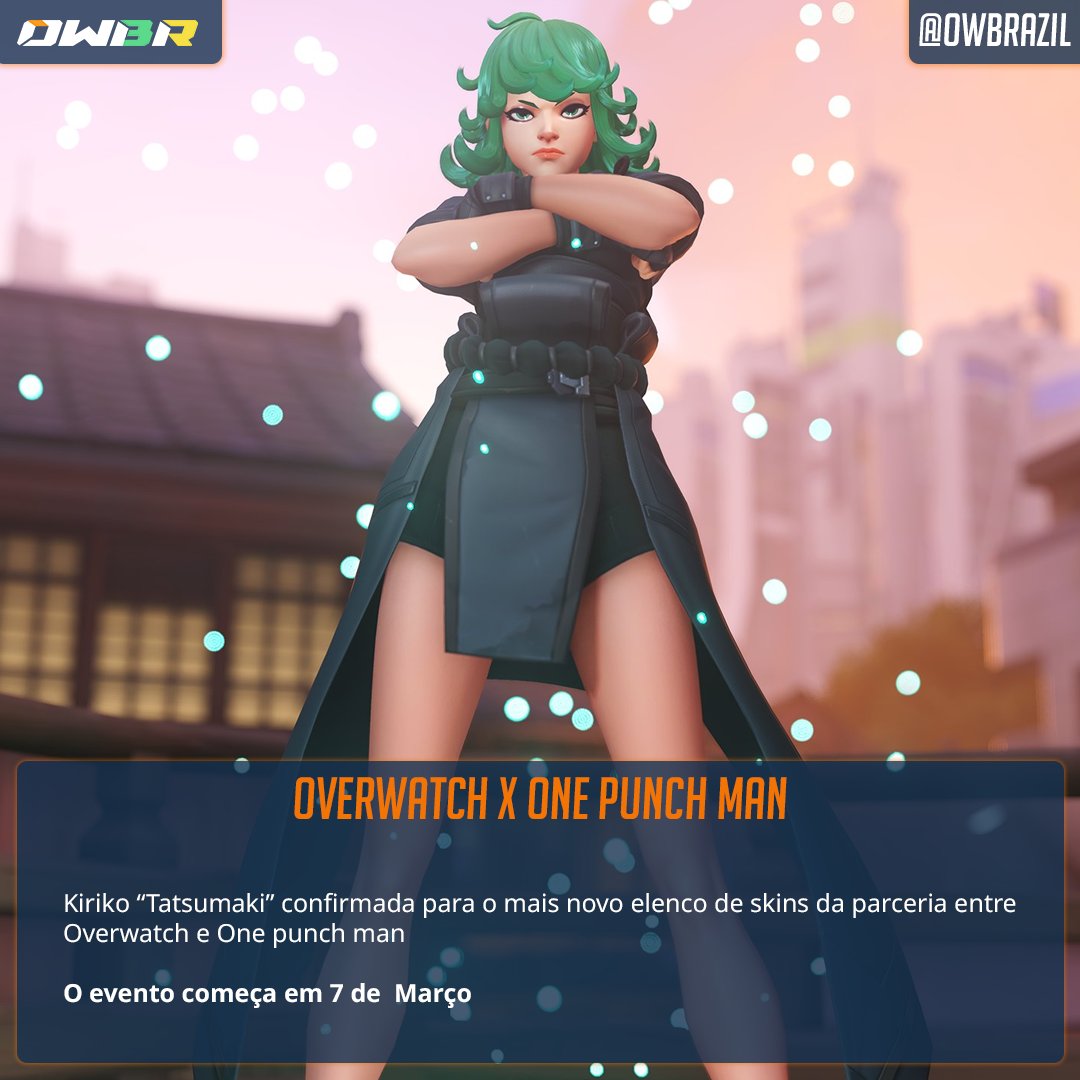 owbrazil's tweet photo. skins kiriko tatsumaki confirmada para  o Overwatch, o que acharam dessa belezura?

#owbrasil #owbr #overwatch2 #overwatchnews #overwatchbrasil #onepunchman https://t.co/CFS1H7sh5i